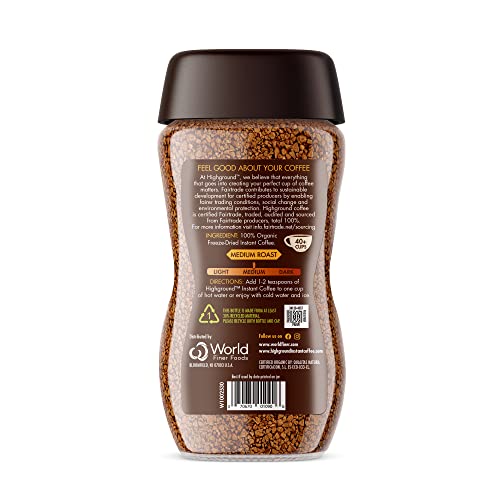 Highground Organic Instant Regular Coffee