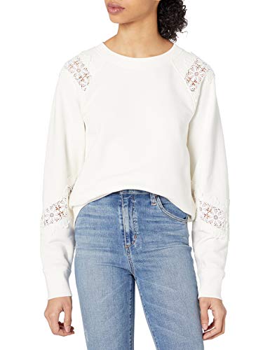 Paige Women's Daytona Sweatshirt, Ivory, S