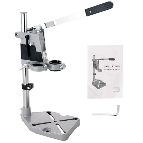 MAOPINER Double Hole Drill Press Stand for Hand Drill