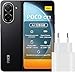 XIAOMI Poco C71 Smartphone 4+128GB 6,88 Zoll Android 15 IPS LCD 120Hz Schwarz 600 Nits Unisoc T7250 Prozessor mit Ladegerät ohne NFC