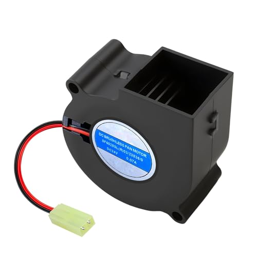 Brushless Fire Fan Motor for SF6028SL(R) Models 24V DC 0.07A Electric Fire Fan Motor Unit Compatible with Dimplex Wall Fire Humidifier Air Purifier Refrigerator