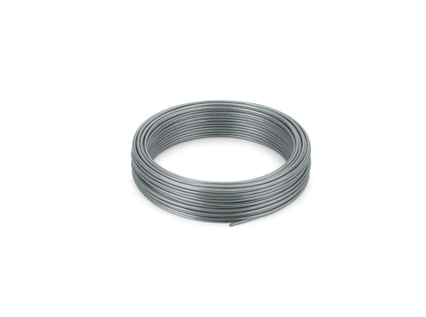 Image of GI Galvanized Binding Wire for Gardening, Home DIY, Electrical, Construction or multipurpose 35mtr length &1.2 mm Thickness (Great load bearing capacity for heavy work)