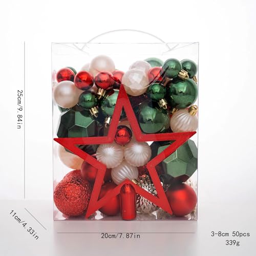 Boules de Noël pour sapin : kit complet pour décoration homogène - 6