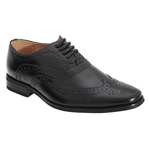 Goor Henry Garçons Smart Oxford Richelieu Chaussures Noir - Noir, 3 UK