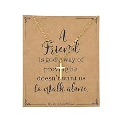 Best Friend Cross Necklace