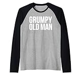 divertente - grumpy old man maglia con maniche raglan