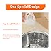 Dough Mixer 7L Large Capacity Electric Dough Maker with Ferment Function for Baking Bread Dough&Pizza Dough - Dough whisk 304 Stainless Steel Blender Add water/seasoning with Top Small Window