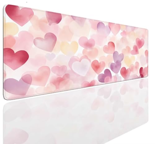 Tapis de Souris Classic 900x500x4mm Grand Tapis de Souris XXL Gamer Gaming, Sous Main Bureau à Bords Cousus, Tapis de Bureau Gaming Antidérapante, Protection de Bureau Sous-mains Accessoire Deco S-208