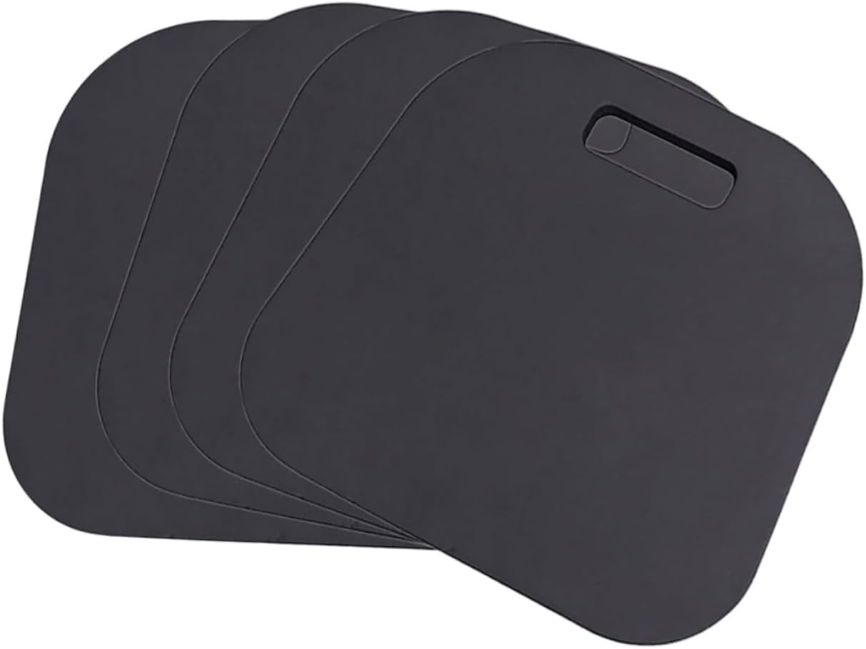 4pcs Thickened Garden Kneeling Pad Protective Knee Cushion for Gardening Lightweight and Easy to Clean Comfortable Mat for Work Black