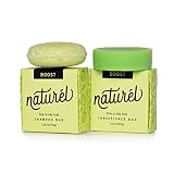 Naturel Boost Volumizing Shampoo and Conditioner Bar Set, Volumizing Shampoo Bar for Fine or Oily Ha