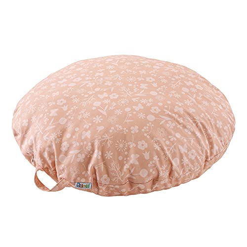 howa Kinderzimmer Kissen Bodenkissen Sitzkissen Flowers Ø 80 cm incl. Füllung groß rund 87053