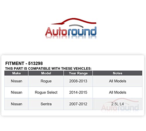 Autoround 513298 2-Pack Front Wheel Hub And Bearing Assembly Fit For Nissan Rogue 2008-2013, Sentra 2007-2012 2.5L, Rogue Select 2014-2015, Both Driver Passenger Side #TOP1