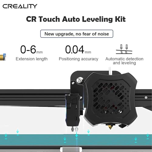 Creality CR Touch Auto Bed Leveling Sensor,2023 Upgrade Noiseless Auto Bed Level Kit for 32 bit 4.2.2 &4.2.7 Motherboard,Fit for Ender 3/Ender 3 Pro/Ender 3 V2/ Ender 3 Max/Ender 5/Ender 5 Pro/CR 10