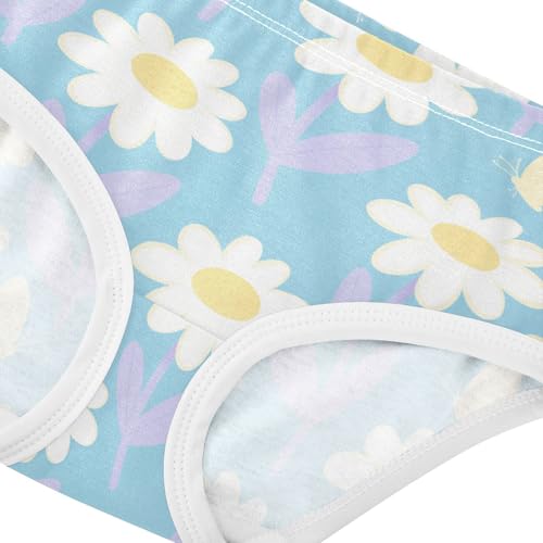GuoChe Cotton Briefs 1-piecing Hip Design Panties Organic Underpants for Toddler Girls in Sizes 2T-8Y4
