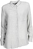 glatte Knopfleiste Filippa K Damen Bluse Relaxed Shirt hellgrau meliert M
