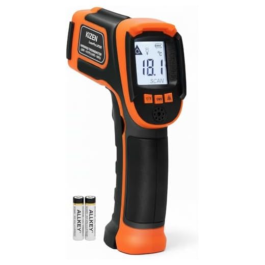 How Do Infrared Thermometers Work? | Vanessa Davison KIZEN Infrared Thermometer Gun (LaserPro LP300) - Handheld Heat Temperature Gun for Cooking, Pizza Oven, Grill & Engine - Laser Surface Temp Reader -58F to 1112F - NOT for Humans