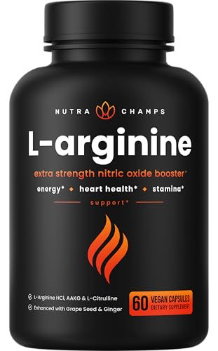 Nutrachamps 999718 Premium L Arginine Supplement cover