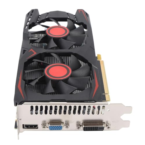 Scheda grafica GTX550TI 6GB D5 192bit PCI Express X16 2.0 con scheda grafica di gioco dual fan, supporta l'interfaccia multimediale DVI VGA HD per gaming, schede grafiche per computer - Scheda video - Immagine 5