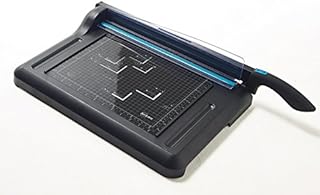 Avery A4 GUA4 Office Guillotine Paper Cutter, Black and Teal