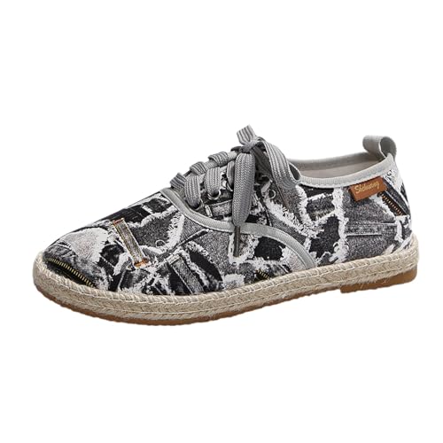 Chaussures pieds larges femme: confort anti-douleur en espadrilles respirantes à plateforme