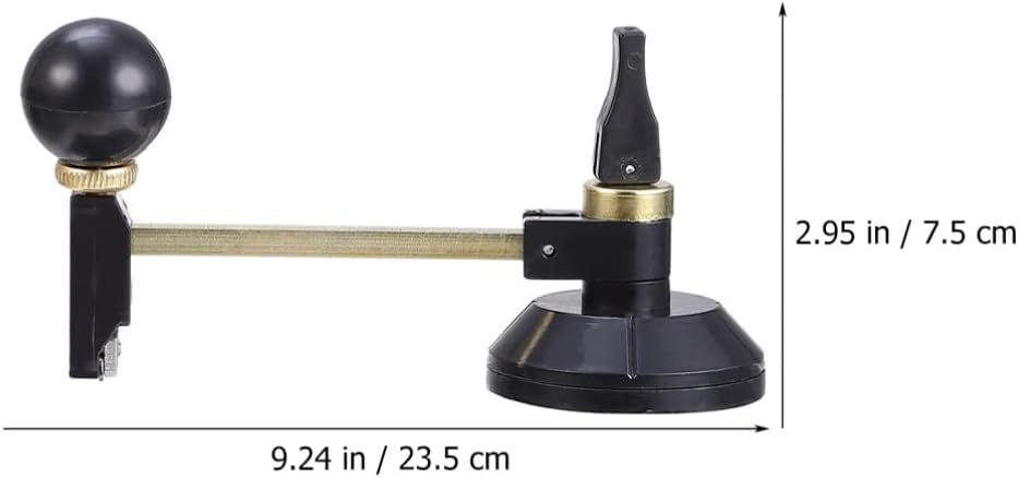 Angoily Glass Cutting Compass Cutter for Precise Cutting Glass Cutter Tool for Range Hood and Air Conditioner Installation