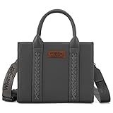 Wrangler Tote Bag for Women Top Handle Handbags Satchel Bag Shoulder Bag Purse for Women with Crossbody Strap
