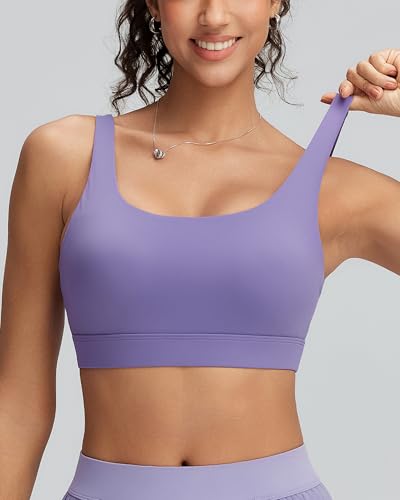 Image of RUNNING GIRL Sports Bra for Women High Support, Molded Cup High Impact Sports Bras with Sewn in Pads Workout Running Bra