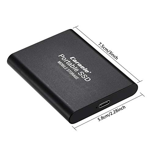 Nobranded Liga de alumínio USB 3.0 500GB de Armazenamento SSD Drive de Estado Sólido Externo USB-C t