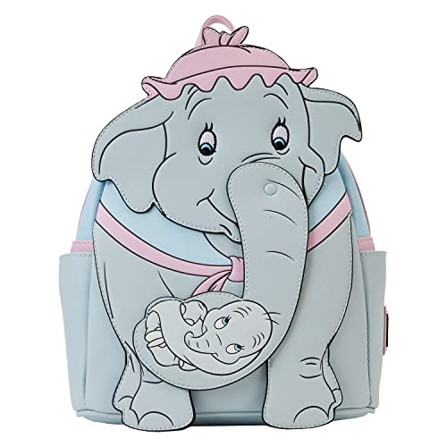 Image of Loungefly Disney Dumbo Mrs Jumbo Cradle Trunk Mini Backpack Standard