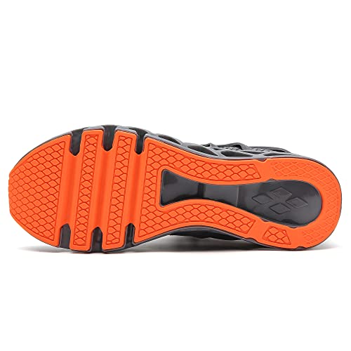 SKDOIUL Walking Shoes for Men Running mesh Breathable Comfort Athletic Sport Fashion Tennis Sneakers Man Runner Jogging Shoes Dark Grey Size 11