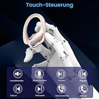 Rulefiss Bluetooth Kopfhörer Sport, 75Std Kopfhörer Kabellos Bluetooth 5.4 – Ansicht 7