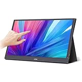 G-STORY 15,6" Monitor Portátil Pantalla Táctil, Monitor Portátil Gaming con Entrada Tipo-C/HDMI, FHD 1920 x 1080 IPS Monitor de Juegos, Monitor Portátil para Raspberry Pi, PS3, PS, Xbox, PC