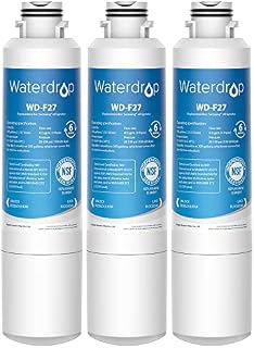 3X Waterdrop DA29-00020B Fridge Freezer Water Filter, Replacement for Samsung DA29-00020B HAF-CIN EXP, DA29-00020A DA29-00019A DA97-08006, DA97-08043ABC, Kenmore 46-9101, REFSVC, AP5271937, HDX-FMS-2