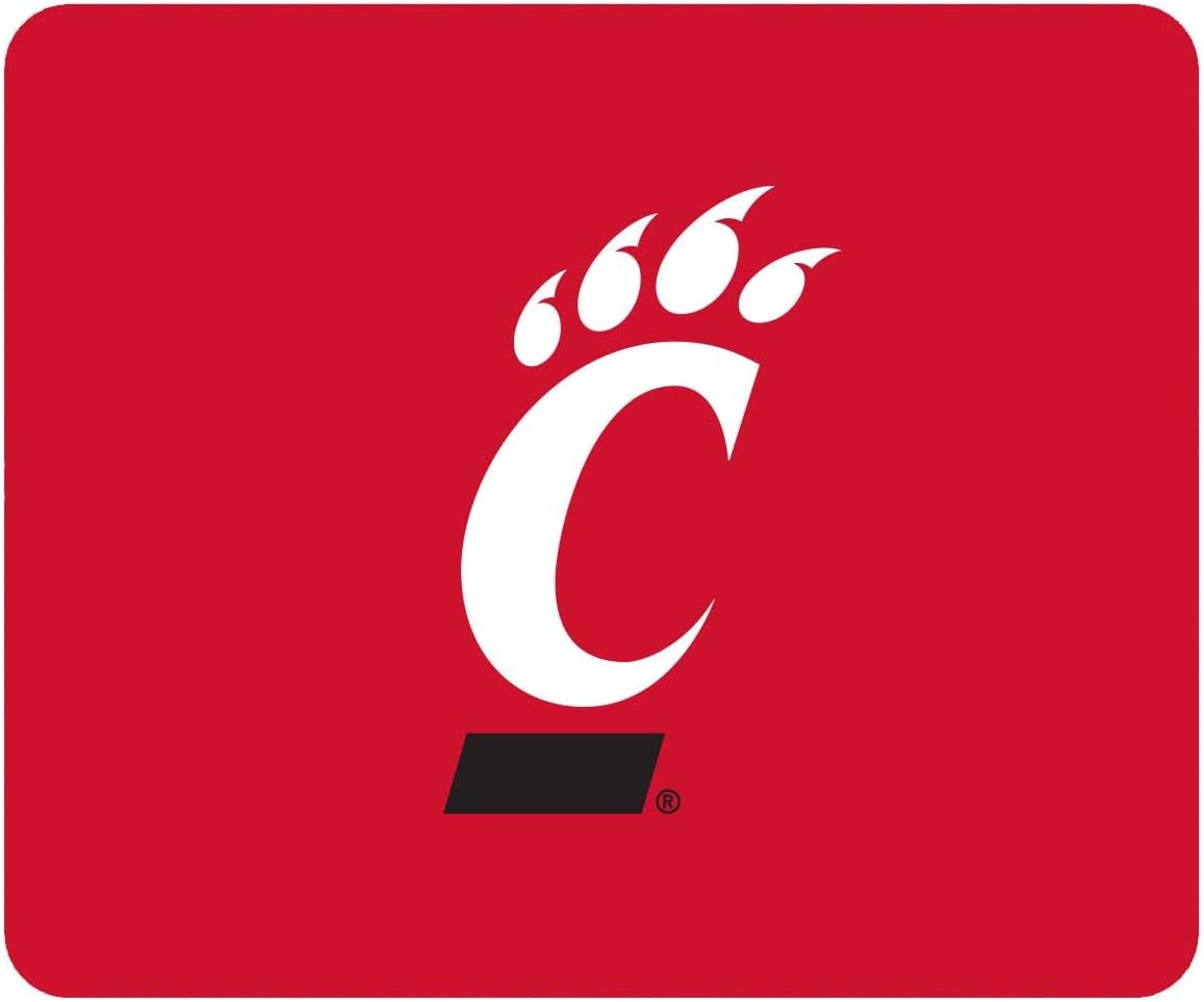 Mouse Pad, Fabric, University of Cincinnati Standard/Classic Black