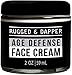 RUGGED & DAPPER - Mens Face Cream with Hyaluronic Acid - Ultra-Hydrating Mens Anti Aging Face Cream- 24 Hour Protection - 4 Month Supply - USA Made