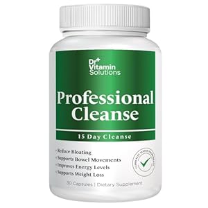DR VITAMIN SOLUTIONS 15 Day Gut Cleanse Detox for Women, GLP-1 Support – Natural Colon & Detox Cleanse for Weight Loss – Bloating & Constipation Relief – Flushes Toxins & Supports Immunity – 30 Ct.