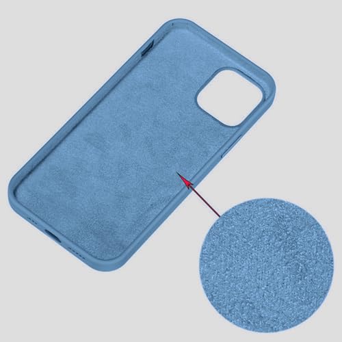 Image of ArmourPro Silicone Back Case for iPhone 15 Pro Max Soft-Touch Case | Blue