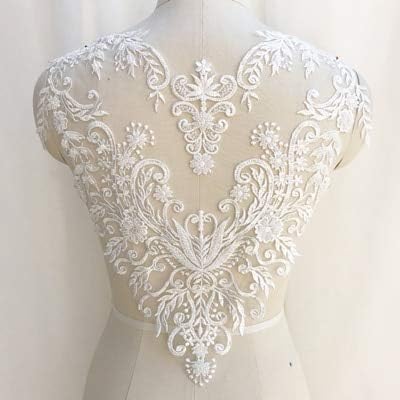 ivory lace applique