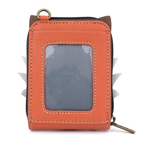 Image of CHALA RFID Cute-C Credit Card Holder Wallet Wristlet - Women Faux Leather Cute-C with Strap