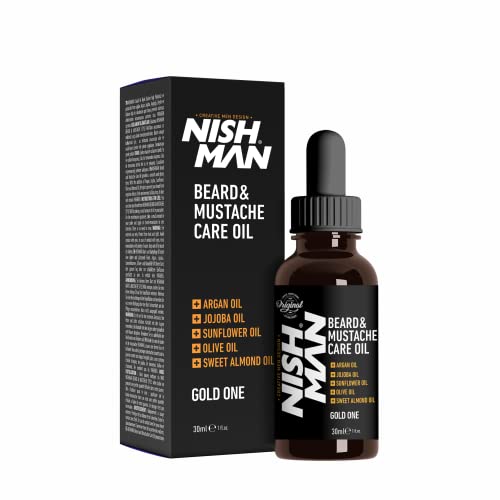 nishman Beard oil with argan and jojoba oil 30 ml