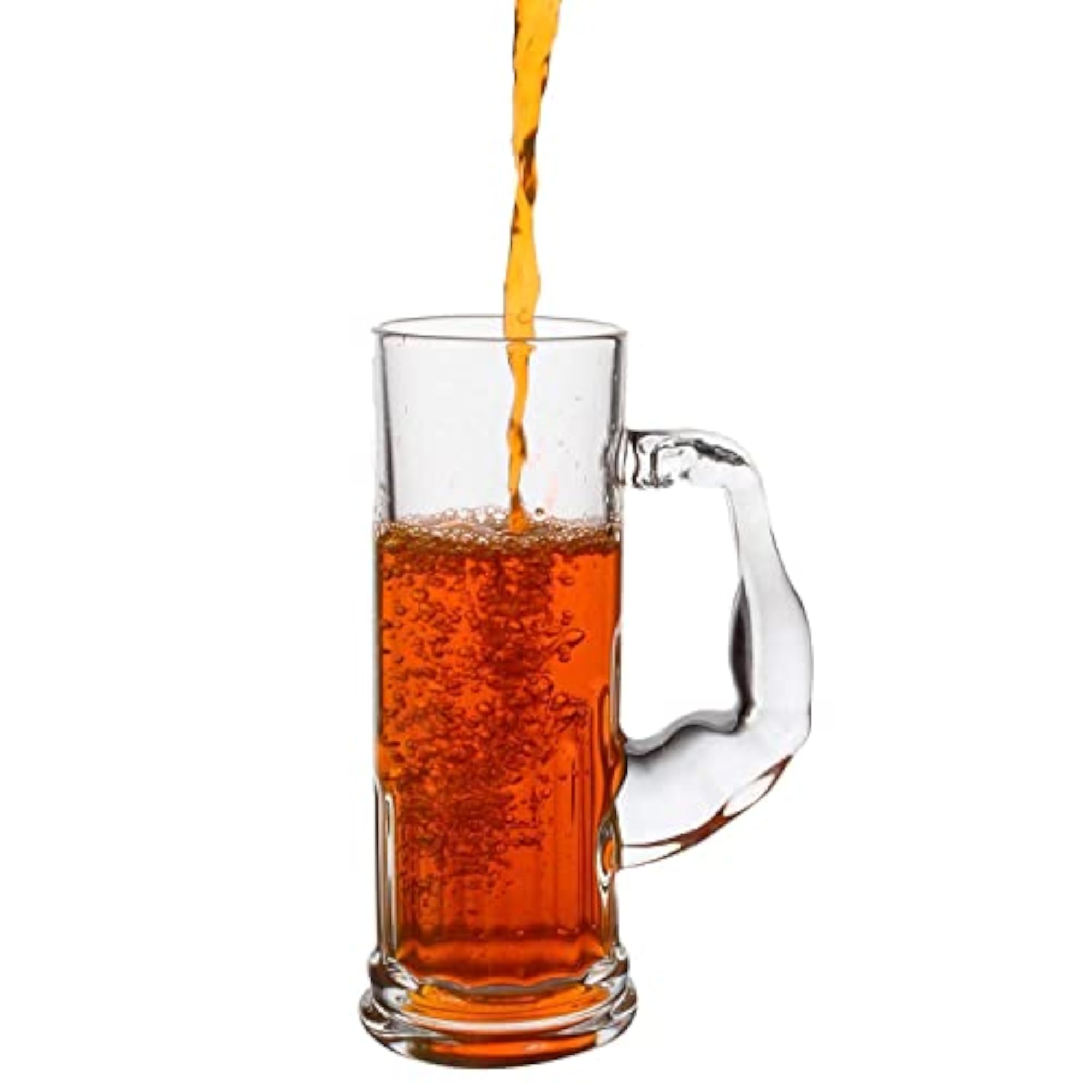 Beer Mugs, 600 ML Large Muscle Handle Shaped Drinking Mug