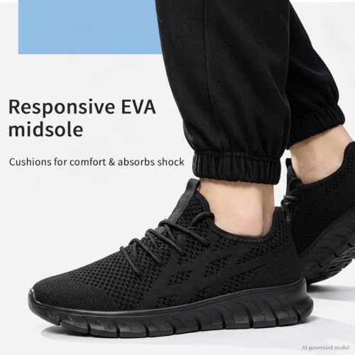 Image of Men Walking Running Tennis Sneakers Non Slip