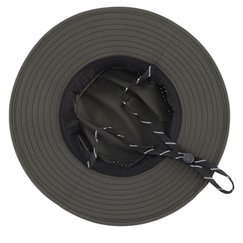 Image of Connectyle UPF 50+ Wide Brim Sun Hat for Men Women UV Protection Bucket Hats Outdoor Breathable Safari Hat for Fishing Hiking