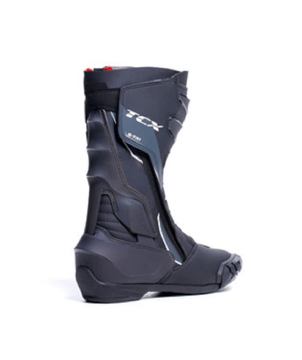 TCX - S-TR1, Stivale da Moto Donna, Stivali Sportivi, Tomaia in Microfibra, Chiusura con Zip Elastica Laterale e Velcro