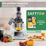 SaftPRO – Slow Juicer, Entsafter passend für den Thermomix TM6, TM5, perfekter kaltgepresster Saft mit dem Kaltentsafter, das perfekte Zubehör passt für Thermomix – Bild 2