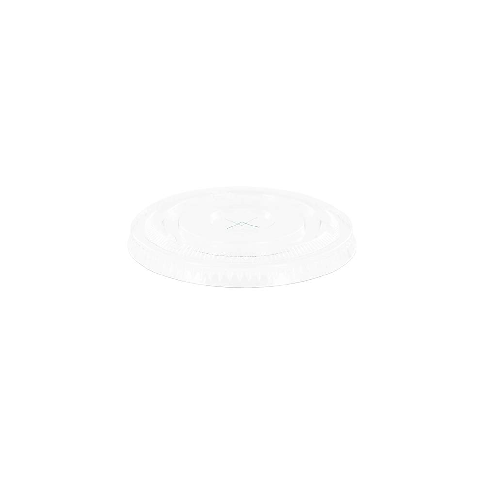 MarketPRO Flat X-Slot Plastic Lid for 12-24 oz Cold Cups | 1000 Per Case
