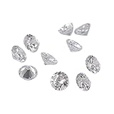 Pandahall Grade A Rivoli Xilion Diamond Shaped Cubic Zirconia Cabochons, DIY Embellishment, Faceted (4x2.5mm, 50pcs-Clear)