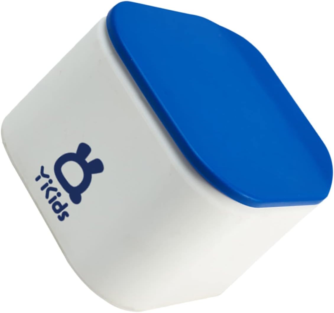 Hohopeti Wipes Box Blue Dispenser Desk Refillable Desktop
