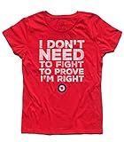 3stylershop - Camiseta de mujer inspirada en Baba O'Riley des qui - Letras de colección, rojo, S