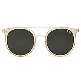 Quay Women's Kandy Gram Sunglasses, Gold/Green, One Size